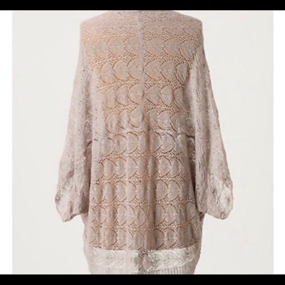 Anthropologie Sweaters - Anthropologie Moth Vanessa Cardi Neutral Pink